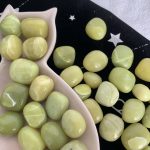 Lemon Jade Tumbled Stone New Jade Polished Stone Crystal Tumbles Free Shipping