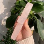 Rose Quartz Ankh Crystal Crux Ansata Carving 6.0inch Free Shipping