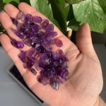 Amethyst Gravel Good Amethyst 7-9mm Crystal Chips Free Shipping