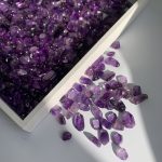 Amethyst Gravel Good Amethyst 7-9mm Crystal Chips Free Shipping
