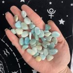 Sky Blue Amazonite Gravel Crystal Chips Small Tumbled Stone Free Shipping