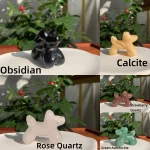 Crystal Balloon Dog Carving 40mm Crystal Wholesale
