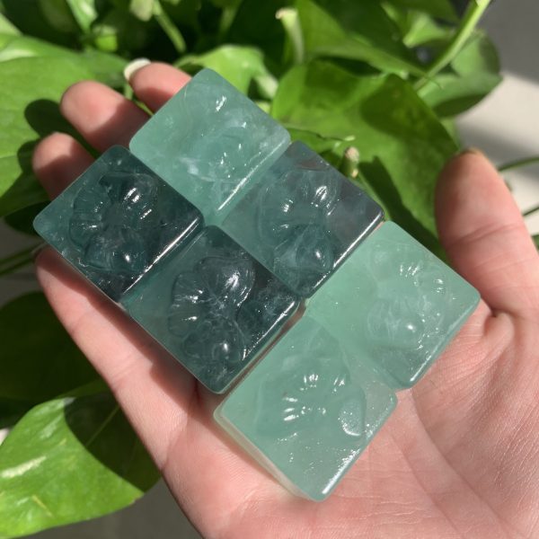 Green Fluorite Knot Gift Box Carving Crystal Wholesale Free Shipping