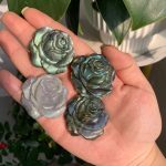 Flashy Labradorite Carvings Sun Moon Flower Coffin Ganesha Grime Free Shipping
