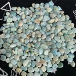 Sky Blue Amazonite Gravel Crystal Chips Small Tumbled Stone Free Shipping