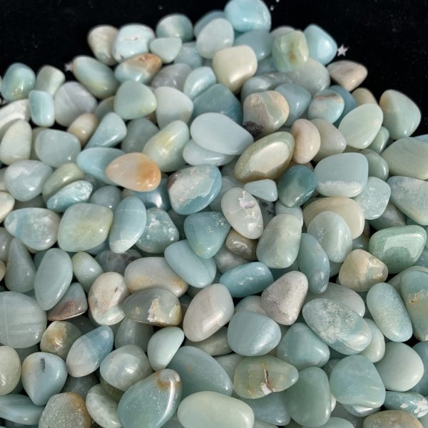 Sky Blue Amazonite Gravel Crystal Chips Small Tumbled Stone Free Shipping