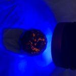 Yooperlite Moon Sphere UV Reactive Crystal Moon Carving Free Shipping