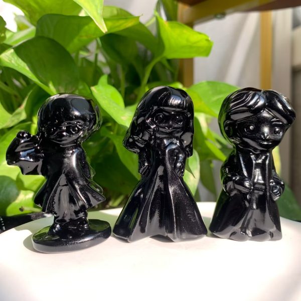 Obsidian Harry Potter Carving 60mm Free Shipping