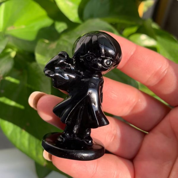 Obsidian Harry Potter Carving 60mm Free Shipping