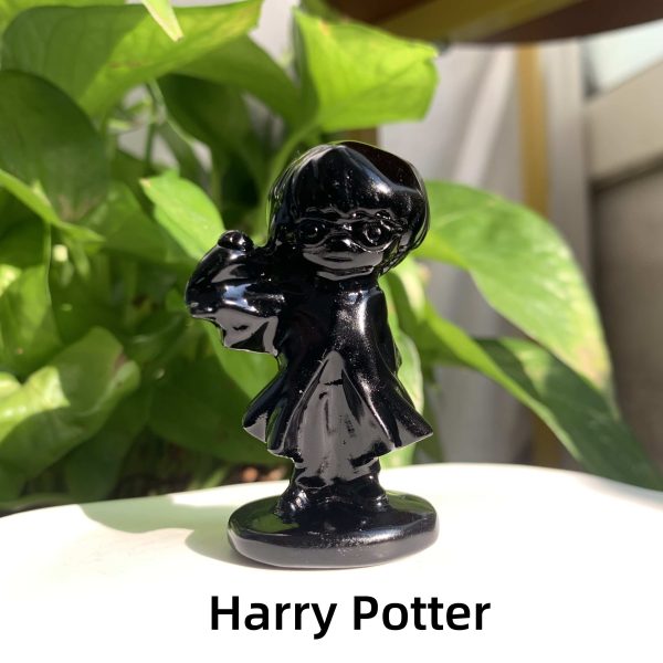 Obsidian Harry Potter Carving 60mm Free Shipping