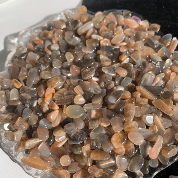 Black Sunstone Chips 5-7mm Crystal Chips Wholesale Free Shipping