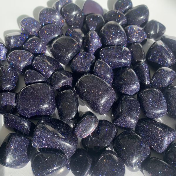 Blue Sandstone Tumbled Stone 20-30mm Crystal Tumbles Wholesale Free Shipping