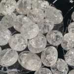 Cracked Quartz Tumbled Stone 20-30mm Crystal Tumbles Wholesale Free Shipping