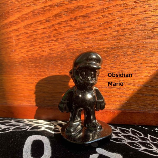Crystal Super Mario Brothers Statue Crystal Mario Carving Wholesale Free Shipping