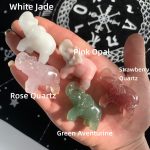 Crystal Elephant 40mm Crystal Animal Carving Free Shipping