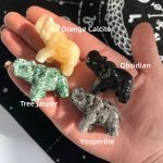 Crystal Elephant 40mm Crystal Animal Carving Free Shipping