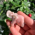 Crystal Elephant 40mm Crystal Animal Carving Free Shipping