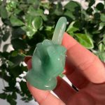 Crystal Middle Finger 60mm Ring Holder Crystal Wholesale Free Shipping