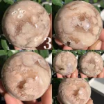 Flower Agate Sphere Ball Crystal Sphere Free Shipping