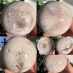 Flower Agate Sphere Ball Crystal Sphere Free Shipping