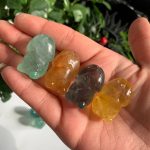 Fluorite Penis 30mm Mini Crystal Dildo Gift Free Shipping