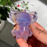 Opalite Stitch Crystal Lilo Stitch Carving Free Shipping