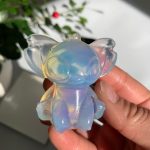 Opalite Stitch Crystal Lilo Stitch Carving Free Shipping