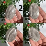 Silver Sheen Obsidian Palm Stone Crystal Palms Wholesale Free Shipping