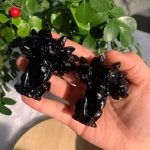 Obsidian Cerberus Figurine Goth Statue Free Shipping