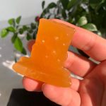 Orange Calcite SpongeBob SquarePants Sitting 45mm Free Shipping