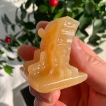 Orange Calcite SpongeBob SquarePants Sitting 45mm Free Shipping