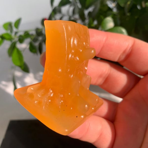 Orange Calcite SpongeBob SquarePants Sitting 45mm Free Shipping