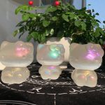 Angel Aura Selenite Hello Kitty 80mm Titanium Aura Coated Selenite Cat Free Shipping