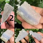 Raw Blue Lace Agate Chalcedony Stone Free Shipping