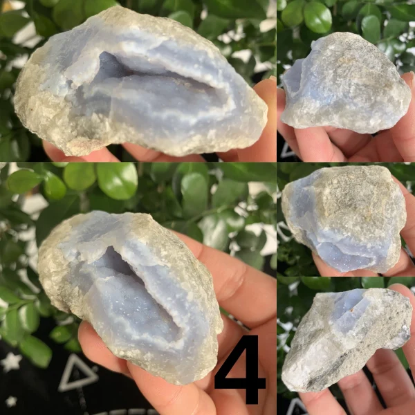 Raw Blue Lace Agate Chalcedony Stone Free Shipping