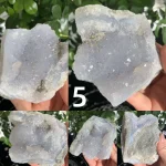 Raw Blue Lace Agate Chalcedony Stone Free Shipping