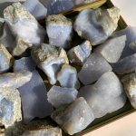 Raw Blue Lace Agate Chalcedony Stone Free Shipping