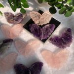 Crystal Butterfly Carving 95mm Free Shipping