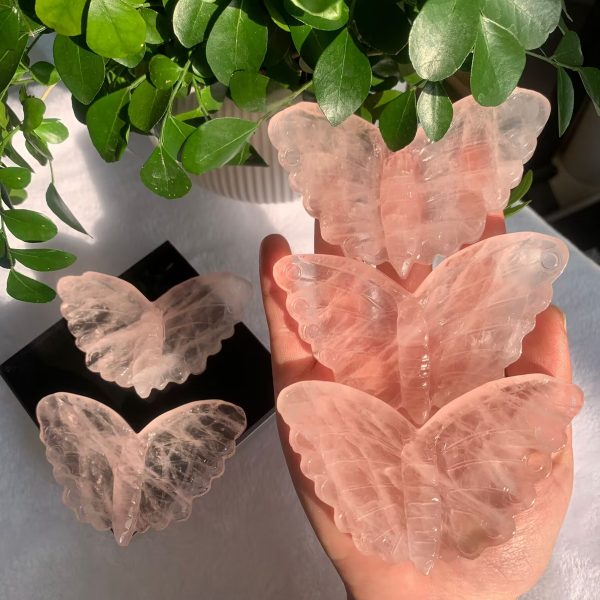 Crystal Butterfly Carving 95mm Free Shipping