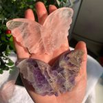 Crystal Butterfly Carving 95mm Free Shipping