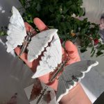Crystal Butterfly With Metal Shelf Free Shipping