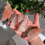 Crystal Butterfly With Metal Shelf Free Shipping