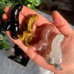 Crystal Penisaurus Carving 50mm Dinosaur Penis Free Shipping