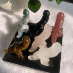 Crystal Penisaurus Carving 50mm Dinosaur Penis Free Shipping