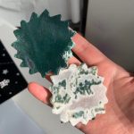 Crystal Sun Flowers On Stand Moss Agate Fluorite Free Shipping