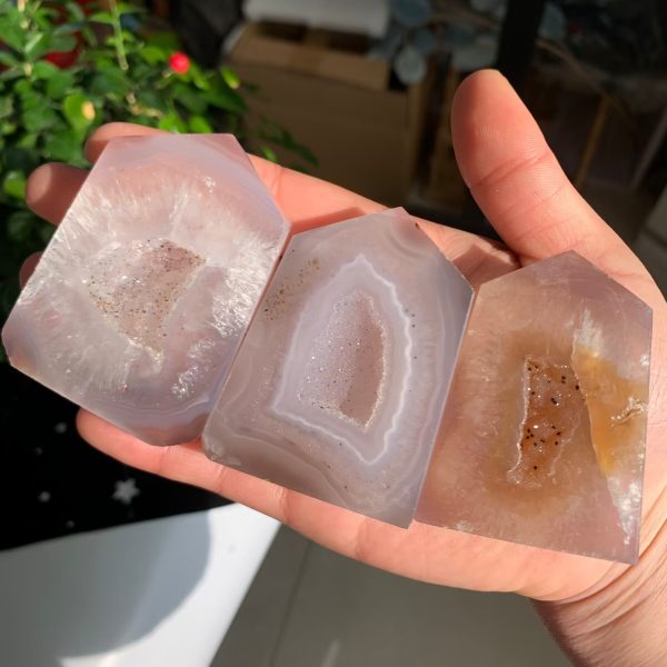 Druzy Agate Tower Druzy Geode Point Tower Free Shipping