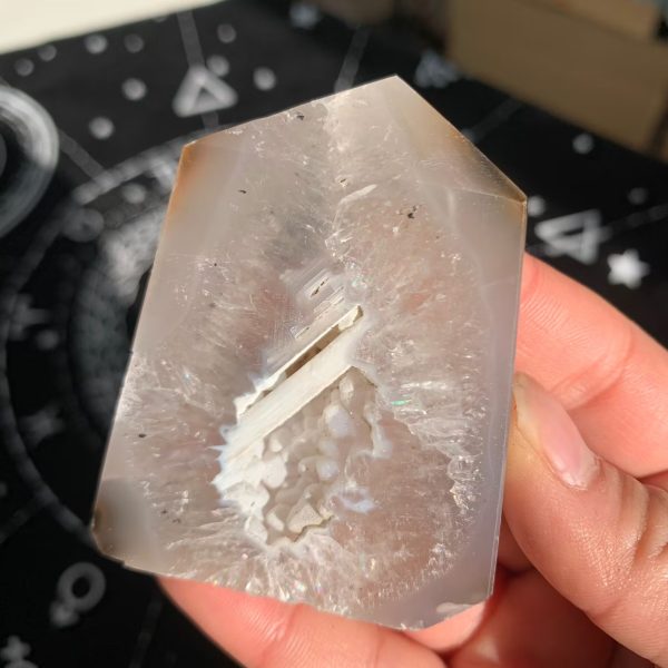 Druzy Agate Tower Druzy Geode Point Tower Free Shipping