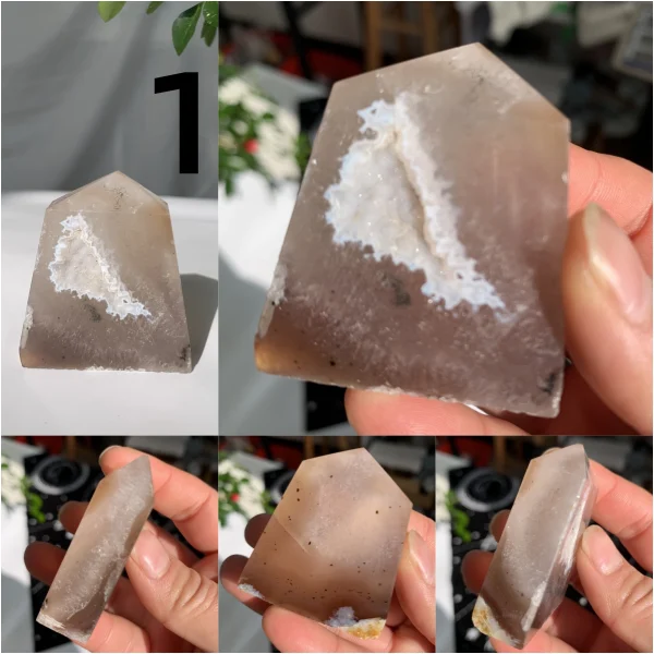 Druzy Agate Tower Druzy Geode Point Tower Free Shipping