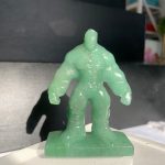 Green Aventurine The Hulk Marvel 80mm Free Shipping