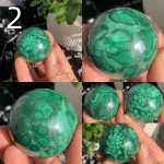 Small Malachite Sphere Ball Free Shipping